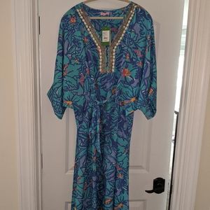 Lilly Pulitzer Mai Tai Wilda Maxi caftan L